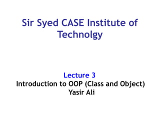 3. Class and Object.pptx c++ object oriented programming | PPTX