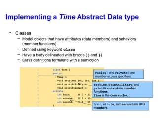 3. Class and Object.pptx c++ object oriented programming | PPTX
