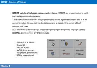 3.1 Introduction to data anlaytics and systems | PDF