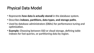 Data Models in DBMS | Conceptual, Logical, Physical & NoSQL Data ...
