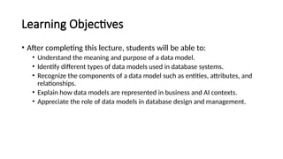 Data Models in DBMS | Conceptual, Logical, Physical & NoSQL Data ...