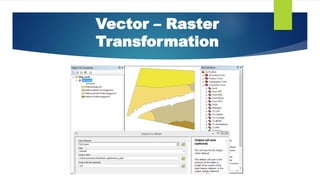 Raster and Vector data model. Transformations | PDF
