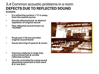 Room Defect 3. Room Acoustics-1.pdf for architecture student | PDF