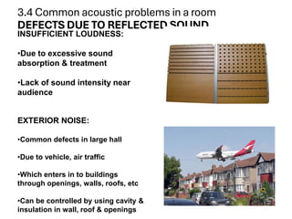 Room Defect 3. Room Acoustics-1.pdf for architecture student | PDF