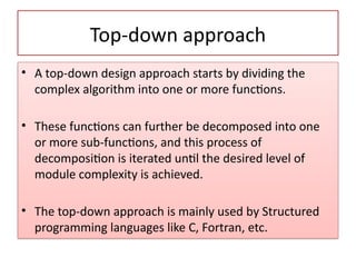 Top Down Approach Computing 3.BUILDING BLOCKS OF ALGORITHMS .pptx