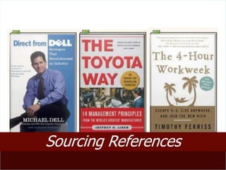 Sourcing References
 