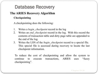 Database recovery ensuring data remains reliable and available | PPTX