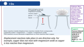 3. Displacement Reactions igcse chemistr | PPTX