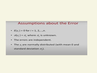 Simple Linear Regression Simple Linear Regression | PPTX