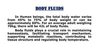 3. BODY FLUIDS.pptx CELL PHYSIOLOGY FOR NURSING STUDENTS | PPTX