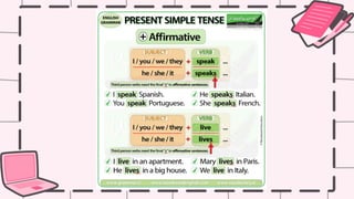 Present Source 3. PRESENT SIMPLE TENSE - MATERIAL SOURCE GRADE 8.pptx