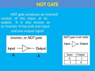 Logic Gates and different types of gates | PPTX