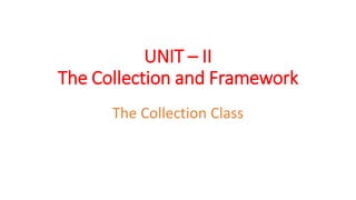 3. The Collection Classes.pdf Various Java methods | PDF