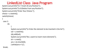 3. The Collection Classes.pdf Various Java methods | PDF