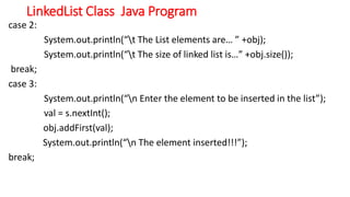 3. The Collection Classes.pdf Various Java methods | PDF