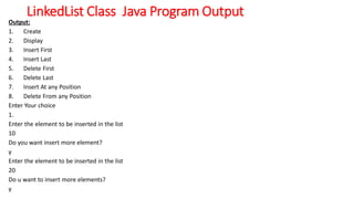 3. The Collection Classes.pdf Various Java methods | PDF