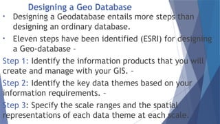 Geo Database Sample Comprehensive Fundamentals of Geographical Information Systems and ...
