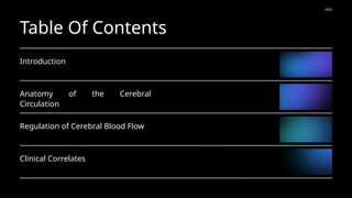 Comprehensive Overview of Cerebral Circulation and Blood Flow ...