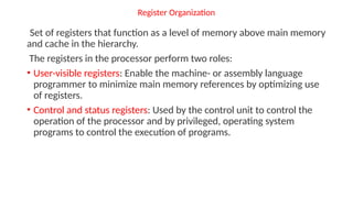 Processor Organization of Computer Organization and Aritcheture | PPTX