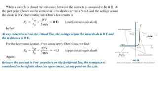 diode, semiconductors,characterstics, graphs, breakdowns | PPTX
