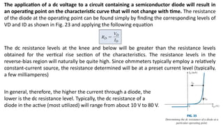diode, semiconductors,characterstics, graphs, breakdowns | PPTX