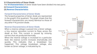diode, semiconductors,characterstics, graphs, breakdowns | PPTX