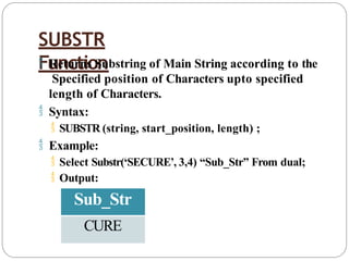 3.SQL-Functions.pptx all sql related functions are explained here | PPTX