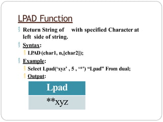 3.SQL-Functions.pptx all sql related functions are explained here | PPTX