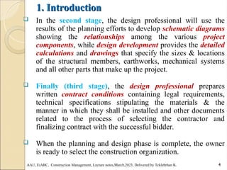 Comprehensive Guide to Planning and Design in Construction Management | PPT