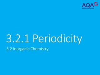 In-Depth Study of Periodicity and Properties of Period 3 Elements in ...