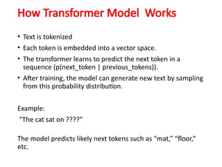 Comprehensive Guide to Transformer Models in Deep Learning | PPTX