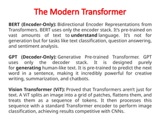 Comprehensive Guide to Transformer Models in Deep Learning | PPTX