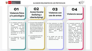 ALCANCES RELEVANTES EN LOS PROTOCOLOS
 