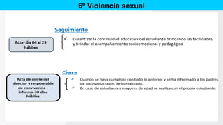 6º Violencia sexual
 