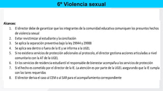 6º Violencia sexual
 