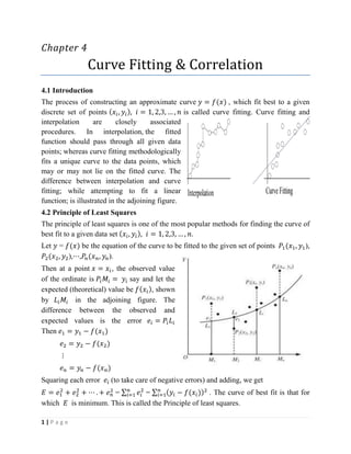 Comprehensive Guide to Curve Fitting and Correlation Analysis | PDF