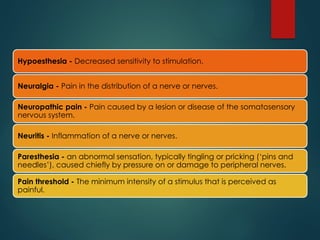 Comprehensive Overview of Pain Pathways and Management in Medicine | PPTX