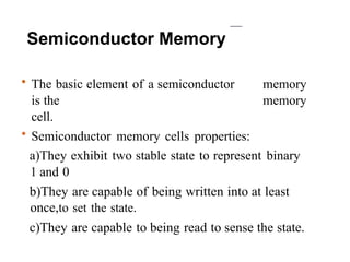 Semiconductor Memory _ | PPTX