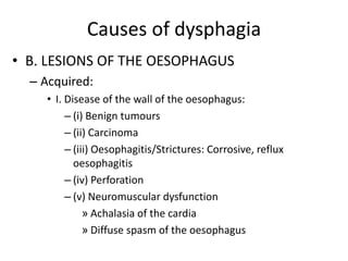Comprehensive Overview of Dysphagia: Causes, Diagnosis, and Treatment | PDF