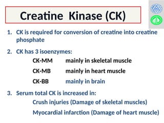 Creatine Metabolism for MBBS, BDS, Lab Med. Nursing | PPT
