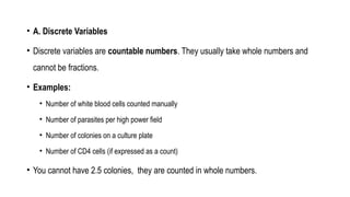 Count Variables Comprehensive Overview of Research Variables and Their Classifications ...