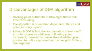 Comprehensive Guide to Line Equations and Digital Differential Analyzer ...