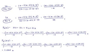 Comprehensive Guide to Interpolation Polynomials in Numerical Methods | PDF