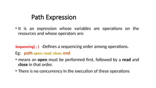 Advanced Synchronization Mechanisms: Monitors, Serializers, and Path ...