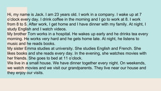 Mastering Simple Present Tense and Daily Routines in English | PDF