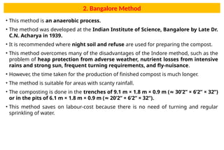 Indore Pit Method Comprehensive Guide to Composting: Environmental Factors and Methods | PPTX