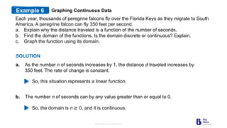 Lesson three Linear Function in grade 9 math | PPTX