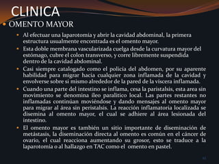 CLINICAEl segundo método de diálisis, usa el peritoneo como membrana natural de intercambio en lugar de la artificial del aparato.Su gran superficie de área es ideal la membrana ideal para el intercambio de fluidos y electrólitos. Para lograr este método de diálisis, se coloca un pequeño tubo a través de la pared abdominal y el liquido de diálisis es insertado a través de la pared abdominal hacia la cavidad peritoneal, intercambiando los líquidos y electrólitos  a través de la membrana y una vez completada la diálisis, el liquido es removido. 41DIALISIS Y DIALISIS PERITONEAL [2]