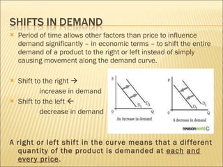 shift in demand and movement along demand curve -... 3.2 changes in demand | PPT