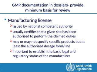 GMP Aspects in Pharma with QA Assessment.ppt